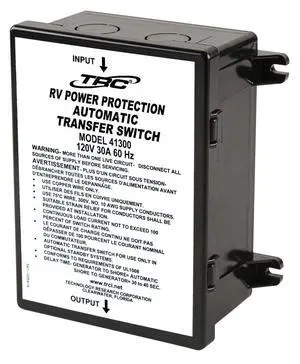 30A 2-Way Manual Switch, Black 30A 2-Way Manual Switch, Black