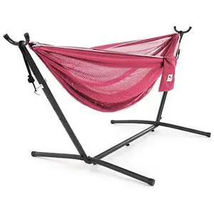 C9MESH-45 Hammock with Stand, Rose and Celeste C9MESH-45 Hammock with Stand, Rose and Celeste