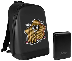 LED Smart Backpack, 64×64 P3.75 Pixel Screen, Bluetooth & 4G Programmable Display Backpack, Oxford Nylon Leather Film 16L Capacity Backpack, Powered by Power Bank LED Smart Backpack, 64×64 P3.75 Pixel Screen, Bluetooth & 4G Programmable Display Backpack, Oxford Nylon Leather Film 16L Capacity Backpack, Powered by Power Bank