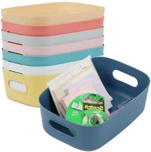 8 Pack Small Drawer Organizer Bins, Plastic Storage Bins Storage Containers for Kitchen Pantry Bathroom Cabinet Organization and Storage Bin Organizing Boxes 8 Pack Small Drawer Organizer Bins, Plastic Storage Bins Storage Containers for Kitchen Pantry Bathroom Cabinet Organization and Storage Bin Organizing Boxes