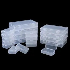 20 Pieces Mixed Sizes Rectangular Empty Mini Clear Plastic Organizer Storage Box Containers with Hinged Lids for Small Items and Other Craft Projects Plastic Containers with Lids Quart Containers 20 Pieces Mixed Sizes Rectangular Empty Mini Clear Plastic Organizer Storage Box Containers with Hinged Lids for Small Items and Other Craft Projects Plastic Containers with Lids Quart Containers
