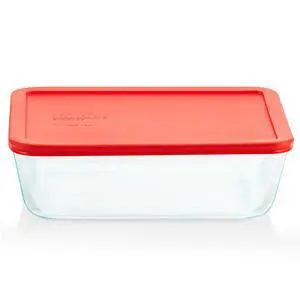Simply Store Glass Food Storage Container, Snug Fit Non-Toxic Plastic BPA-Free Lids, Freezer Dishwasher Microwave Safe, 11 Cup Simply Store Glass Food Storage Container, Snug Fit Non-Toxic Plastic BPA-Free Lids, Freezer Dishwasher Microwave Safe, 11 Cup