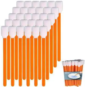 Foam Cleaning Swabs - 30 PCS 5.09" Foam Swabs Foam Applicator Swab for Printers Optical Lenses Crafts Sketching and Car Detailing Supplies Foam Cleaning Swabs - 30 PCS 5.09" Foam Swabs Foam Applicator Swab for Printers Optical Lenses Crafts Sketching and Car Detailing Supplies