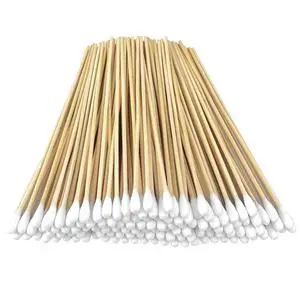 200 PCS Long Wooden Cotton Swabs, Cleaning Cotton Sticks with Wood Handle for Oil Makeup Gun Applicators, Eye Ears Eyeshadow Brush and Remover Tool, Cutips Buds for Baby and Home Accessories 200 PCS Long Wooden Cotton Swabs, Cleaning Cotton Sticks with Wood Handle for Oil Makeup Gun Applicators, Eye Ears Eyeshadow Brush and Remover Tool, Cutips Buds for Baby and Home Accessories