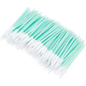 200 Pcs Cleaning Swabs 2.56 Inch Sponge Tip Swabs Sticks for Printer Heads, Scanners, Camera Lenses, Chip Hard Disk Industries, Optical Lenses and Optical Equipment Makeup(Green) 200 Pcs Cleaning Swabs 2.56 Inch Sponge Tip Swabs Sticks for Printer Heads, Scanners, Camera Lenses, Chip Hard Disk Industries, Optical Lenses and Optical Equipment Makeup(Green)