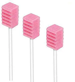 (50 Pack) Disposable Oral Swabs, Sterile Dental Sponge Swab Sticks (50 Pack) Disposable Oral Swabs, Sterile Dental Sponge Swab Sticks