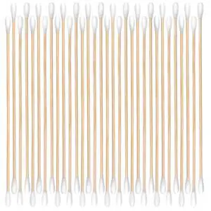 200 ct 6 Inch Long Cotton Swabs, Double Ended with Bamboo Sticks 200 ct 6 Inch Long Cotton Swabs, Double Ended with Bamboo Sticks