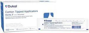 Cotton Tipped Applicators 3". Pack of 200 Swabsticks Wood Shaft. 100% Cotton Tip, Sterile Swabsticks for Medical Applications. Single use Wood Sticks with Single Tip, 9013 Cotton Tipped Applicators 3". Pack of 200 Swabsticks Wood Shaft. 100% Cotton Tip, Sterile Swabsticks for Medical Applications. Single use Wood Sticks with Single Tip, 9013
