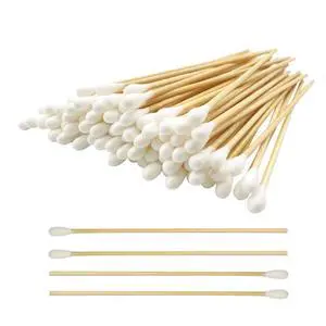 6 Inch Long Cotton Swabs,500pcs Cotton Swabs,Long Cotton Swabs with Wooden Handle,Great for Gun Cleaning,Pet Care and Makeup 6 Inch Long Cotton Swabs,500pcs Cotton Swabs,Long Cotton Swabs with Wooden Handle,Great for Gun Cleaning,Pet Care and Makeup