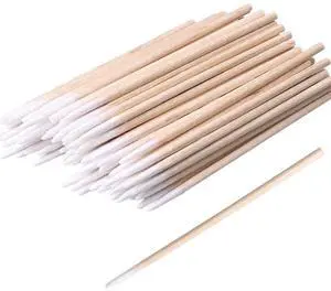 200pcs Pointed Cotton Swabs, 4 inch Precision Microblading Cotton Swab Cotton Sticks Applicator for Eyebrow Tattoo Beauty Make-up Nail Clean, Wood Handle Pointed Tip Head 200pcs Pointed Cotton Swabs, 4 inch Precision Microblading Cotton Swab Cotton Sticks Applicator for Eyebrow Tattoo Beauty Make-up Nail Clean, Wood Handle Pointed Tip Head