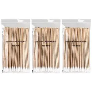 300PCS Long Cotton Swabs - 6" Cleaning Cotton Swab Buds with Wooden Sticks, Microblading Eyeshadow Tip Applicators, Microswabs Swabsticks for Dogs Makeup Nail Art Tattoo Permanent Supplies 300PCS Long Cotton Swabs - 6" Cleaning Cotton Swab Buds with Wooden Sticks, Microblading Eyeshadow Tip Applicators, Microswabs Swabsticks for Dogs Makeup Nail Art Tattoo Permanent Supplies