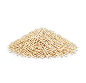 Traditional Single Point Wooden Toothpicks Made from Bamboo, Bulk Pack, (1000) in a Bag Traditional Single Point Wooden Toothpicks Made from Bamboo, Bulk Pack, (1000) in a Bag