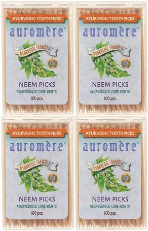 Toothpicks - Vegan, Natural, Non GMO, Made from Birchwood (100 Count), 4 Pack Toothpicks - Vegan, Natural, Non GMO, Made from Birchwood (100 Count), 4 Pack