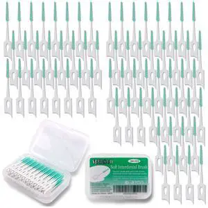 200 PCS Soft Dental Floss Picks, Dental Picks with case, Toothpicks Brush Between Teeth, Tooth Flossing Brush Disposable for Cleaning, Toothbrush Clean Tool, Green Color 200 PCS Soft Dental Floss Picks, Dental Picks with case, Toothpicks Brush Between Teeth, Tooth Flossing Brush Disposable for Cleaning, Toothbrush Clean Tool, Green Color
