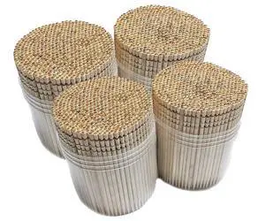 Wooden Toothpicks 2000 Pieces Ornate Handle with Toothpick Holder Container 4 Packs of 500 Wooden Toothpicks 2000 Pieces Ornate Handle with Toothpick Holder Container 4 Packs of 500