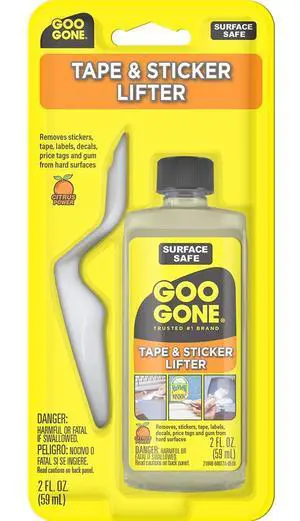 Sticker Lifter - Adhesive & Sticker Remover - 2 Ounce - Citrus Power Removes Stickers Tape Labels Decals Tags and Gum Sticker Lifter - Adhesive & Sticker Remover - 2 Ounce - Citrus Power Removes Stickers Tape Labels Decals Tags and Gum