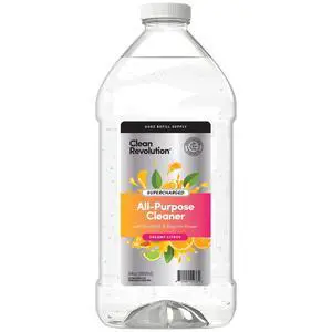 SuperCharged All Purpose Cleaner Refill with Smart Probiotic + Enzyme Complex, Multi-Surface Kitchen Bathroom & Floor Cleaner, Dreamy Citrus, 64 Fl oz (Pack of 1) SuperCharged All Purpose Cleaner Refill with Smart Probiotic + Enzyme Complex, Multi-Surface Kitchen Bathroom & Floor Cleaner, Dreamy Citrus, 64 Fl oz (Pack of 1)
