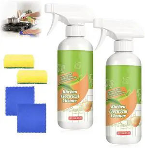 2PCS Electrolyzed Ion Kitchen Electrical Cleaner Spray- Electrolyzed Ion Kitchen Heavy Duty Cleaner Degreaser, Multi-purpose Household Cleaning, for Household, Oven, Stove, Range Hood 2PCS Electrolyzed Ion Kitchen Electrical Cleaner Spray- Electrolyzed Ion Kitchen Heavy Duty Cleaner Degreaser, Multi-purpose Household Cleaning, for Household, Oven, Stove, Range Hood
