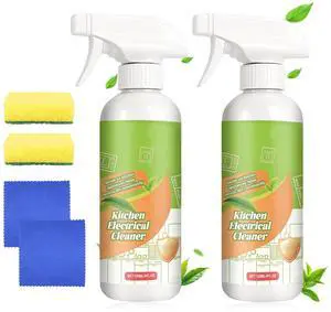 Kitchen Appliance Cleaner,Electrolyzed Ion Kitchen Cleaner Spray,Multi-purpose Household and Kitchen Cleaning Spray,Clean Up Kitchens Oil Stains, Sparkling Clean (2 Pcs) Kitchen Appliance Cleaner,Electrolyzed Ion Kitchen Cleaner Spray,Multi-purpose Household and Kitchen Cleaning Spray,Clean Up Kitchens Oil Stains, Sparkling Clean (2 Pcs)