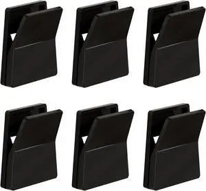 6 Pcs Large Self Adhesive Clips, Wall Tapestry Clips, No Drilling Towel Holder, Adjustable Spring Flag Hanger for Bathroom Kitchen Home Office Hotel, Black 6 Pcs Large Self Adhesive Clips, Wall Tapestry Clips, No Drilling Towel Holder, Adjustable Spring Flag Hanger for Bathroom Kitchen Home Office Hotel, Black
