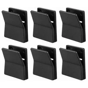 6 Pcs Large Self Adhesive Clip, Wall Tapestry Clips No Drilling Towel Holder Adjustable Adhesive Clip for Hanging Bathroom Kitchen Home Office Hotel, Black 6 Pcs Large Self Adhesive Clip, Wall Tapestry Clips No Drilling Towel Holder Adjustable Adhesive Clip for Hanging Bathroom Kitchen Home Office Hotel, Black