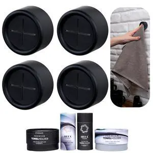 Self Adhesive Dish Towel Holder Hooks, No Drill Organizer for Cabinet Door, Sink Area or Bathroom, Space Saving Design, 4 Pack Self Adhesive Dish Towel Holder Hooks, No Drill Organizer for Cabinet Door, Sink Area or Bathroom, Space Saving Design, 4 Pack