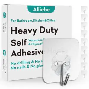 30 Pack Wall Heavy Duty 13lb(Max) Self Adhesive Hooks Waterproof Oilproof Hanging Hooks for Bathroom Shower Kitchen Office Outdoor Home Improvement Utility Hook 30 Pack Wall Heavy Duty 13lb(Max) Self Adhesive Hooks Waterproof Oilproof Hanging Hooks for Bathroom Shower Kitchen Office Outdoor Home Improvement Utility Hook