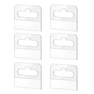 Self Adhesive Plastic Hanging Tabs, 200 Pcs Hang Tags, 41mm x 33mm Slot Hole Hang Tabs Clear Plastic Hang Tags Hook for Hanging Retail Displays etc Self Adhesive Plastic Hanging Tabs, 200 Pcs Hang Tags, 41mm x 33mm Slot Hole Hang Tabs Clear Plastic Hang Tags Hook for Hanging Retail Displays etc