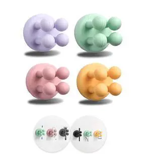4Pcs Silicone Toothbrush Holders for Bathrooms,Waterproof Self Adhesive Multifunctional Hook for Hanging Towel Key Plug Cable for Bathroom Kitchen Living Room Office PurpleGreenPinkYellow 4Pcs Silicone Toothbrush Holders for Bathrooms,Waterproof Self Adhesive Multifunctional Hook for Hanging Towel Key Plug Cable for Bathroom Kitchen Living Room Office PurpleGreenPinkYellow