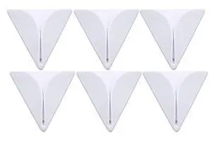 6pcs Wall Paste Does Not Fall Off Firmly Triangle Type Self-Adhesive Towel Hook 6pcs Wall Paste Does Not Fall Off Firmly Triangle Type Self-Adhesive Towel Hook