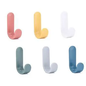 Adhesive Hooks Utility Wall Hooks Key Hooks for Wall Decorative Key Holder Rack Self Adhesive Wall Hooks for Towels, Hats, Shower, Kitchen, Living Room, Office(6 Pcs) Adhesive Hooks Utility Wall Hooks Key Hooks for Wall Decorative Key Holder Rack Self Adhesive Wall Hooks for Towels, Hats, Shower, Kitchen, Living Room, Office(6 Pcs)