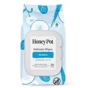 - Feminine Wipes - Sensitive - pH Balancing, Herbal Infused Plant-Based Feminine Care for Sensitive Skin - Cleansing Wipes for Women - 30ct - Feminine Wipes - Sensitive - pH Balancing, Herbal Infused Plant-Based Feminine Care for Sensitive Skin - Cleansing Wipes for Women - 30ct