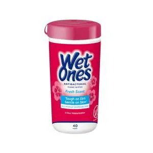 Antibacterial Hand Wipes, Fresh Scent, Packaging May Vary, White, 40 Count Antibacterial Hand Wipes, Fresh Scent, Packaging May Vary, White, 40 Count