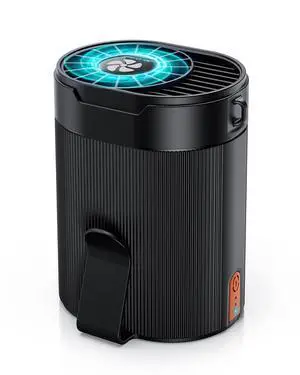 Portable Fan, Personal Rechargeable Mini Waist Fan, 3000 mAh Battery Operated, Max 24H Working Time, 4 Speeds Clip Belt fan for Outdoor, Indoor, Jobsite, Traveling, Gifts for Men - Black Portable Fan, Personal Rechargeable Mini Waist Fan, 3000 mAh Battery Operated, Max 24H Working Time, 4 Speeds Clip Belt fan for Outdoor, Indoor, Jobsite, Traveling, Gifts for Men - Black