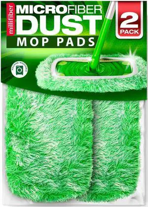 Heavy Duty Duster Refills for Swiffer Sweeper Mop (2 Pack) - Reusable Dry Sweeping Pads (Mop is Not Included) Heavy Duty Duster Refills for Swiffer Sweeper Mop (2 Pack) - Reusable Dry Sweeping Pads (Mop is Not Included)