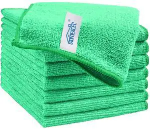 Green Microfiber Cleaning Cloth, 8 Pack Cleaning Towels for Kitchen, Lint Free, Scratch-Free, Highly Absorbent, and Reusable Cleaning Rags for House, Window and Glass, Cars, 11.5 X11.5 inch Green Microfiber Cleaning Cloth, 8 Pack Cleaning Towels for Kitchen, Lint Free, Scratch-Free, Highly Absorbent, and Reusable Cleaning Rags for House, Window and Glass, Cars, 11.5 X11.5 inch