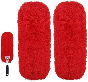 Reusable Microfiber Duster Refills Compatible with OXO & MR.SIGA Duster - Washable Duster for Household Cleaning Dusting Furniture Blind Ceiling Fan 2Pack (Handle NOT Included) Reusable Microfiber Duster Refills Compatible with OXO & MR.SIGA Duster - Washable Duster for Household Cleaning Dusting Furniture Blind Ceiling Fan 2Pack (Handle NOT Included)