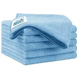Blue Microfiber Cleaning Cloth 6 Pack 12.5 x 12.5 inch Microfiber Towels for Cars Ultra Absorbent Car Washing Cloth Lint Free Streak Free Cleaning Rags for Car, Kitchen Window Blue Microfiber Cleaning Cloth 6 Pack 12.5 x 12.5 inch Microfiber Towels for Cars Ultra Absorbent Car Washing Cloth Lint Free Streak Free Cleaning Rags for Car, Kitchen Window