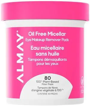 Oil Free Micellar Eye Makeup Remover Pads, Gentle & Hypoallergenic, Fragrance-Free, Ophthalmologist Tested, Suitable for Sensitive Eyes, 80 count(Packaging May Vary) Oil Free Micellar Eye Makeup Remover Pads, Gentle & Hypoallergenic, Fragrance-Free, Ophthalmologist Tested, Suitable for Sensitive Eyes, 80 count(Packaging May Vary)