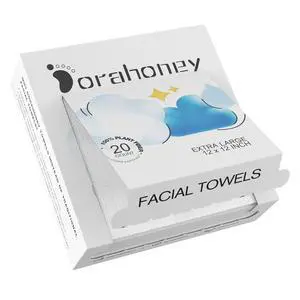 Disposable Face Towels Travel, 12"×12" Extra Large Face Towelettes, Ultra Soft Facial Towels for Sensitive Skin, Makeup Remover Dry Wipes, 20 Count (1 Pack) Disposable Face Towels Travel, 12"×12" Extra Large Face Towelettes, Ultra Soft Facial Towels for Sensitive Skin, Makeup Remover Dry Wipes, 20 Count (1 Pack)