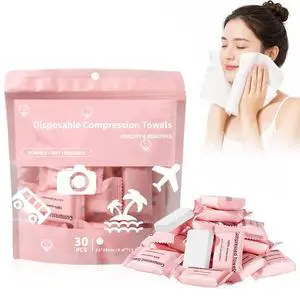 PinkCompressed Towels, Disposable Face Towel, Compressed Towel Tablets, Portable Cotton Coin Tissues, Soft Thick Expandable Towels for Travel, Camping, Home, Outdoor, Gym, Makeup Removal PinkCompressed Towels, Disposable Face Towel, Compressed Towel Tablets, Portable Cotton Coin Tissues, Soft Thick Expandable Towels for Travel, Camping, Home, Outdoor, Gym, Makeup Removal