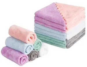 Premium Makeup Remover Cloth 24 Pack, Reusable Super Soft 7 x 7 Inch Facial Cleansing Cloths with Just Water, Highly Absorbent Microfiber Coral Velvet Face Towels Washcloths Premium Makeup Remover Cloth 24 Pack, Reusable Super Soft 7 x 7 Inch Facial Cleansing Cloths with Just Water, Highly Absorbent Microfiber Coral Velvet Face Towels Washcloths