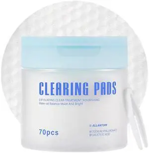 Acid Toner Pads Face Care, Gentle Pore Shrinking Face Exfoliator Toner Pads, Soothing Skin Care Dual Texture Salicylic Acid Pad, Oil Control Deep Cleansing Facial Cotton (Pack of 70) Acid Toner Pads Face Care, Gentle Pore Shrinking Face Exfoliator Toner Pads, Soothing Skin Care Dual Texture Salicylic Acid Pad, Oil Control Deep Cleansing Facial Cotton (Pack of 70)