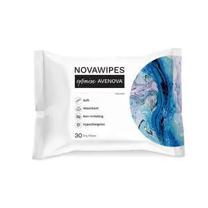Dry Eyelid Wipes - Non-Irritating, Durable & Absorbent Multi-Layer Eyelid Cleansing Wipes for Use with Avenova Spray, 30-Count Dry Eyelid Wipes - Non-Irritating, Durable & Absorbent Multi-Layer Eyelid Cleansing Wipes for Use with Avenova Spray, 30-Count