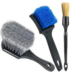 Tire Brushes for Cleaning Tires, Car Wheel Brushes for Cleaning Wheels, Rim Cleaner Brush for Car Detailing, Premium Wheel Cleaner Brush Kit Safe for Cars, Trucks, SUVs, RVs, Motorcycles Tire Brushes for Cleaning Tires, Car Wheel Brushes for Cleaning Wheels, Rim Cleaner Brush for Car Detailing, Premium Wheel Cleaner Brush Kit Safe for Cars, Trucks, SUVs, RVs, Motorcycles