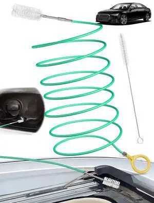 Upgraded Auto Sunroof Drain Cleaning Tool, 120 Inch Long Flexible Drain Brush Pipe Cleaners for Car, Slim Drain Dredging Tool Tube Cleaning Brush Perfect for Car Sunroof, Windshield Wiper Drain Hole Upgraded Auto Sunroof Drain Cleaning Tool, 120 Inch Long Flexible Drain Brush Pipe Cleaners for Car, Slim Drain Dredging Tool Tube Cleaning Brush Perfect for Car Sunroof, Windshield Wiper Drain Hole
