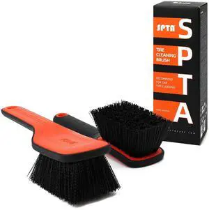 Tire Brush, Carpet Cleaning Brush, 2Pcs Wheel Brush, Carpet Cleaning Brush,Stiff Synthetic Bristles, Ergonomic Design Handle, Scrub Brush for Floor Mats,Car Wheel Hub Cleaning,Car Interior, Home Tire Brush, Carpet Cleaning Brush, 2Pcs Wheel Brush, Carpet Cleaning Brush,Stiff Synthetic Bristles, Ergonomic Design Handle, Scrub Brush for Floor Mats,Car Wheel Hub Cleaning,Car Interior, Home