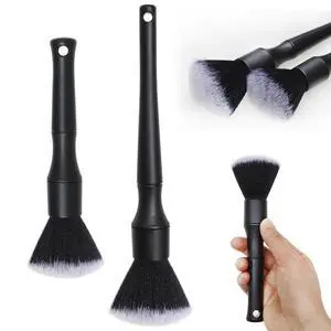 2 Microfiber Detailing Brushes, Car Interior Detailing Brush for Air Vent,Dashboard, Leather,Cleaning Tool Efficient Dust Removal for Car Interior, Computers, Keyboards, Digital Device 2 Microfiber Detailing Brushes, Car Interior Detailing Brush for Air Vent,Dashboard, Leather,Cleaning Tool Efficient Dust Removal for Car Interior, Computers, Keyboards, Digital Device