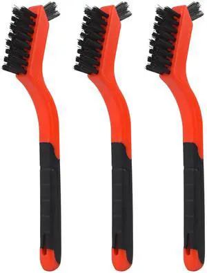 Nylon Cleaning Brushes with Ergonomic Handle for Tight Spaces, Auto Detailing Brush Set for Cleaning Dust in Holes(3 Pack) Nylon Cleaning Brushes with Ergonomic Handle for Tight Spaces, Auto Detailing Brush Set for Cleaning Dust in Holes(3 Pack)