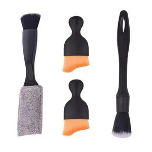 4PCS Car Interior Cleaning Brushes Car Interior Detailing Brush Car Detail Soft Brush Kit Interior Detailing Kit Tools Duster Brush for Auto Truck SUV Interior Cleaning Equipment 4PCS Car Interior Cleaning Brushes Car Interior Detailing Brush Car Detail Soft Brush Kit Interior Detailing Kit Tools Duster Brush for Auto Truck SUV Interior Cleaning Equipment
